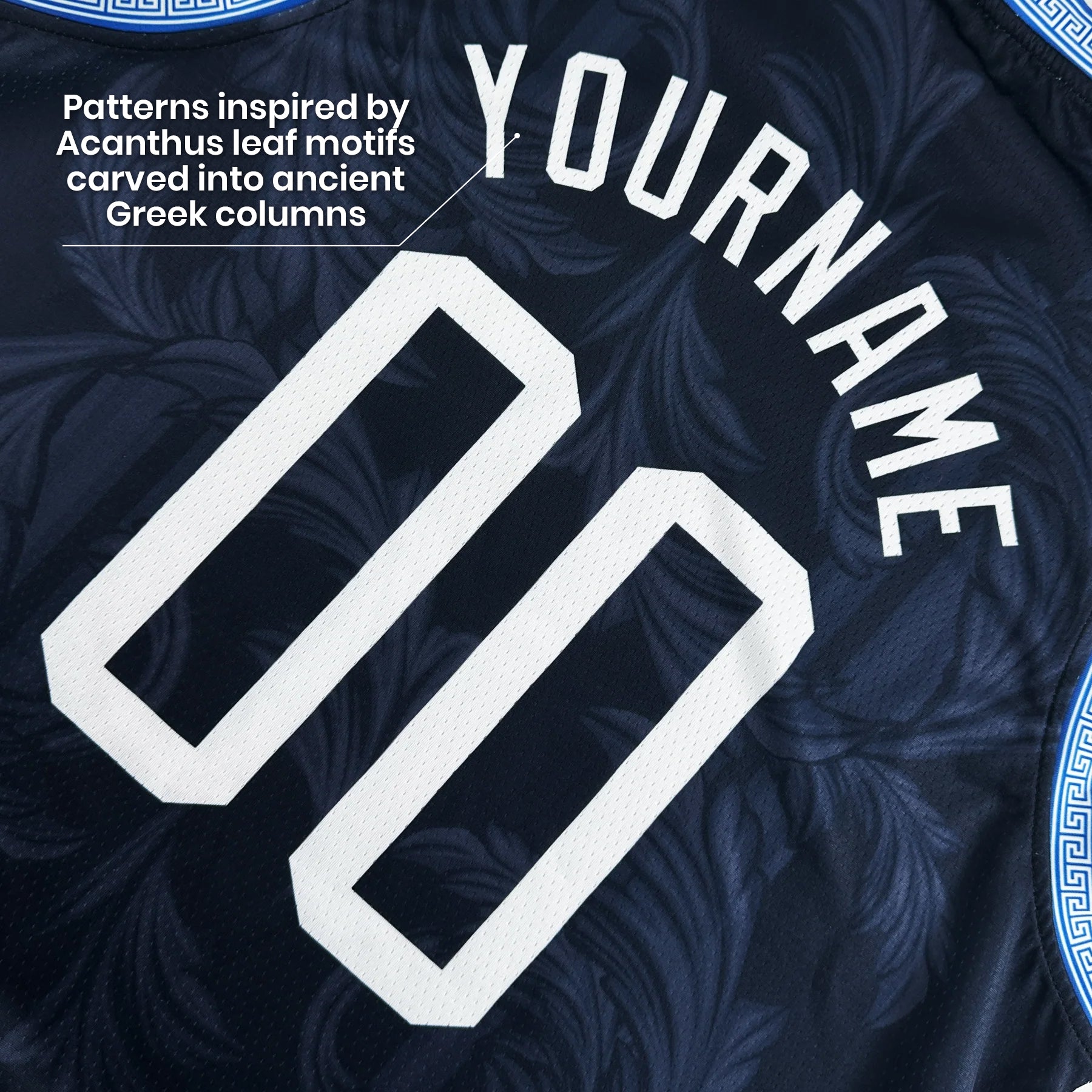Greece Custom Basketball Jersey