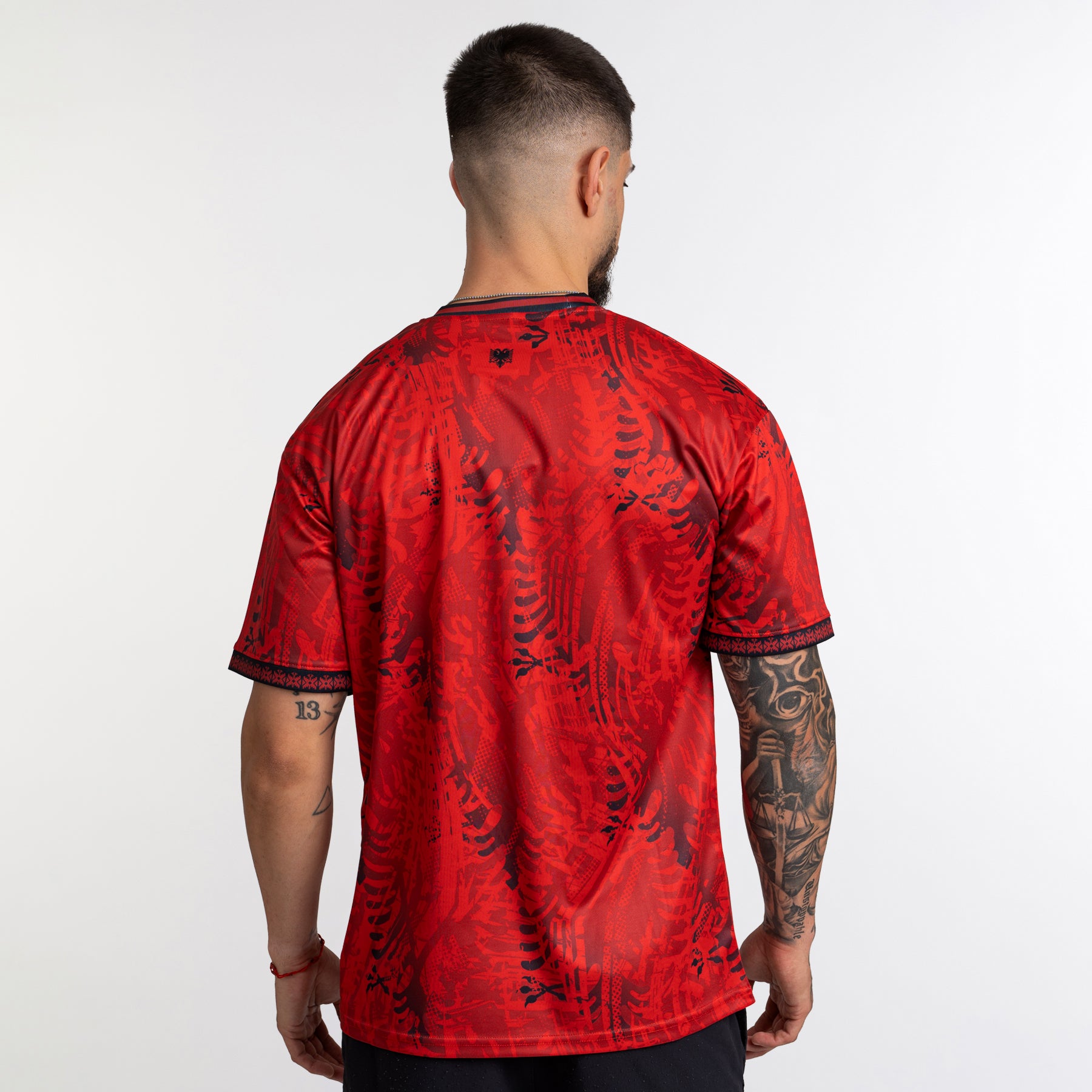 Albania Heritage Custom Football Red Jersey Soccer Shirt World Albanian