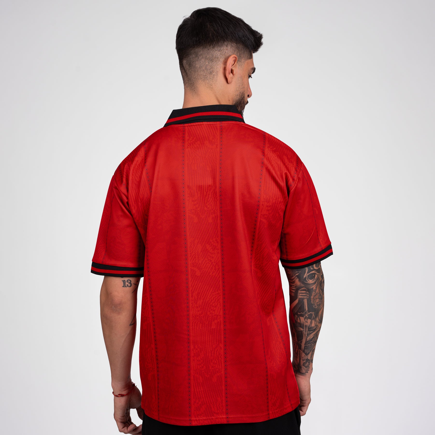 Albania Heritage Retro Custom Football Jersey Throwback World Shirt Back
