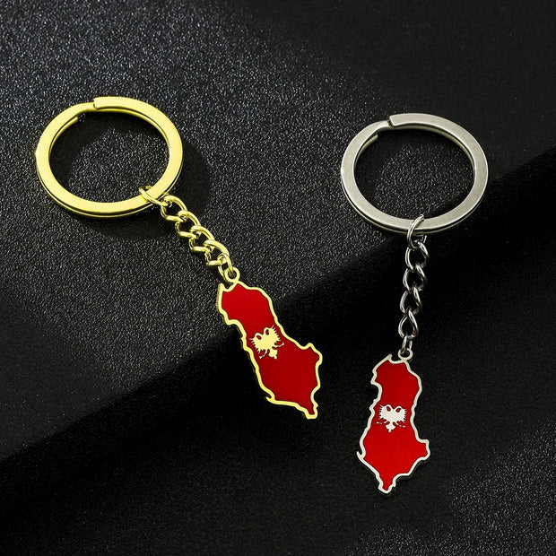 Albania Keychain