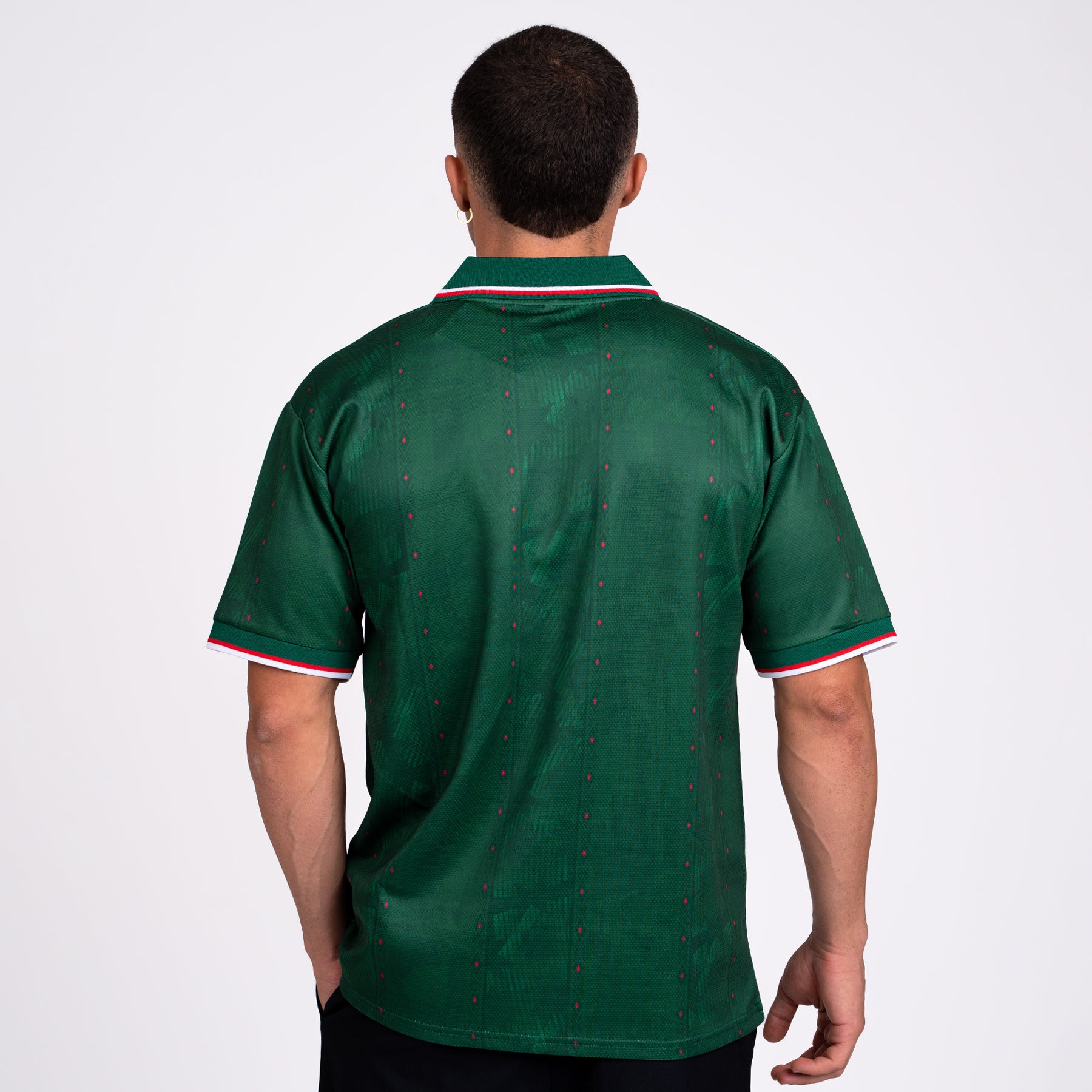 Algeria Heritage Retro Custom Football Jersey Model Back