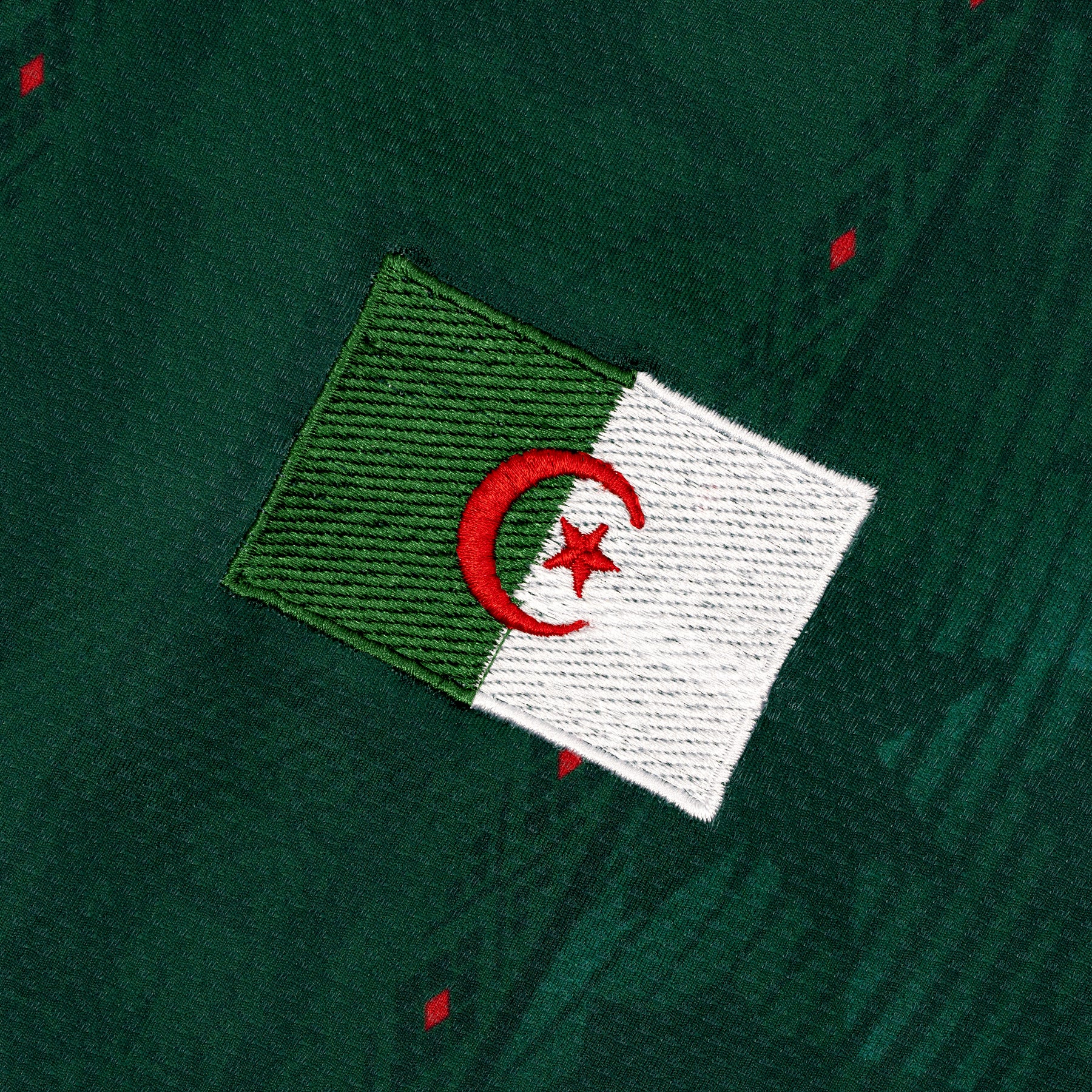 Algeria Heritage Retro Custom Green Football Jersey World Soccer Shirt Algerian Stitched Flag DZ