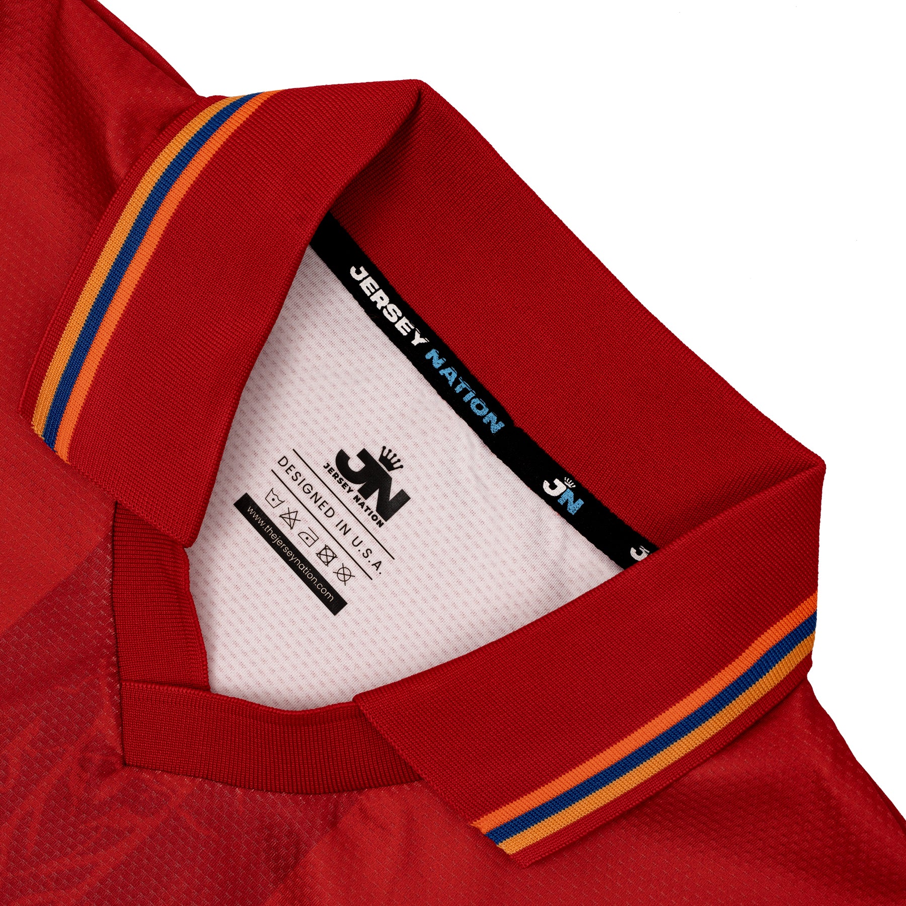 Armenia Heritage Retro Custom Football Jersey Throwback Collar Closeup World Soccer Shirt
