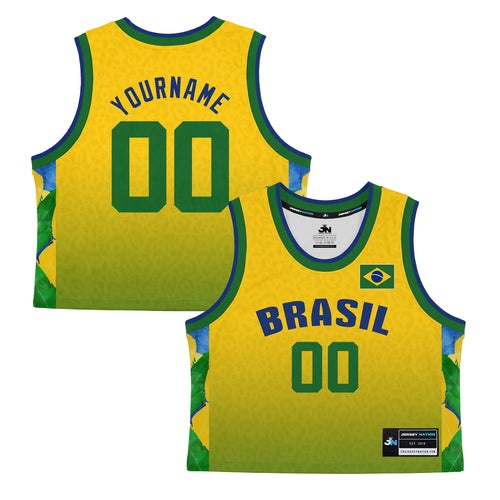 Brazil Heritage Cropped Basketball Jersey