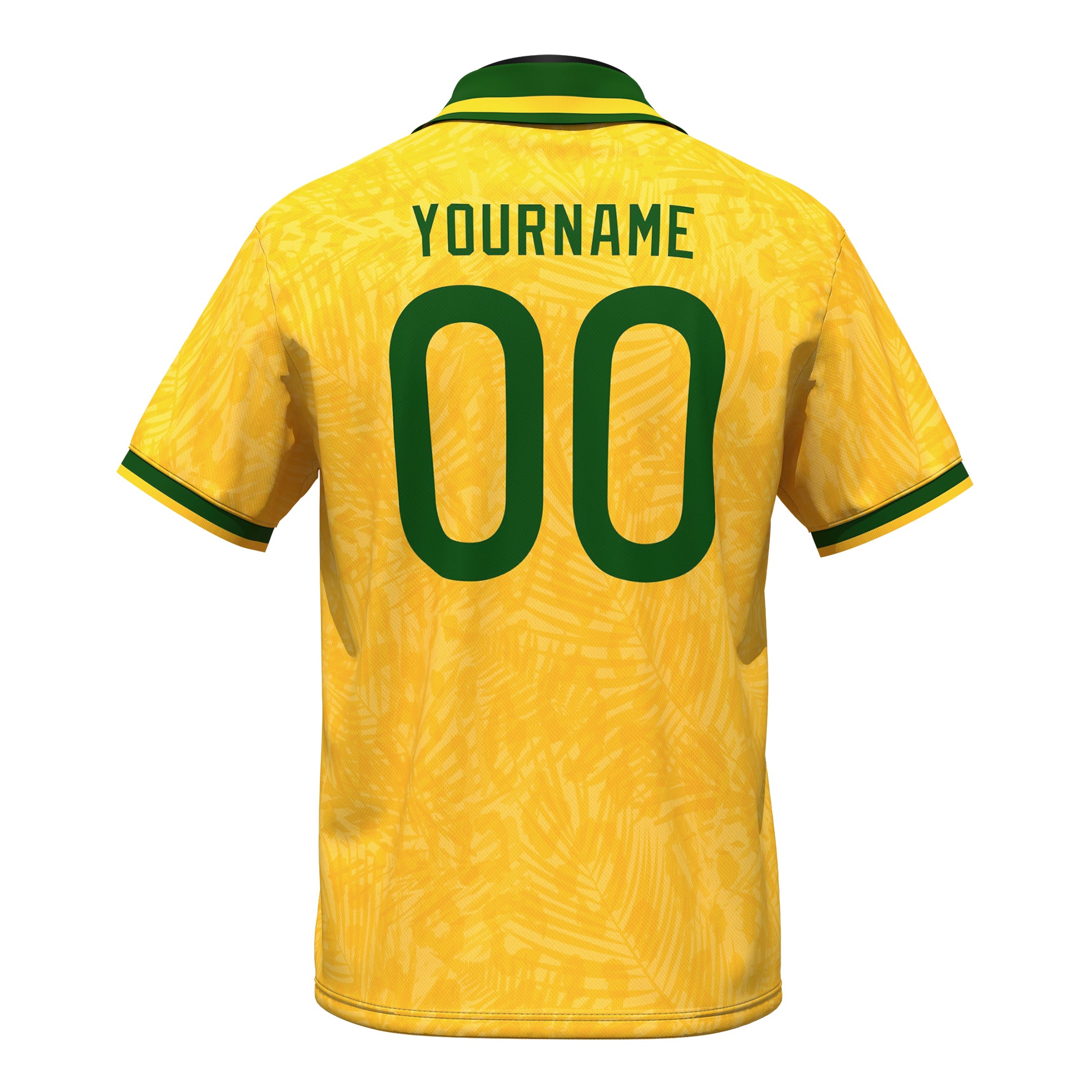 Brazil Heritage Retro Custom Football Jersey Customized