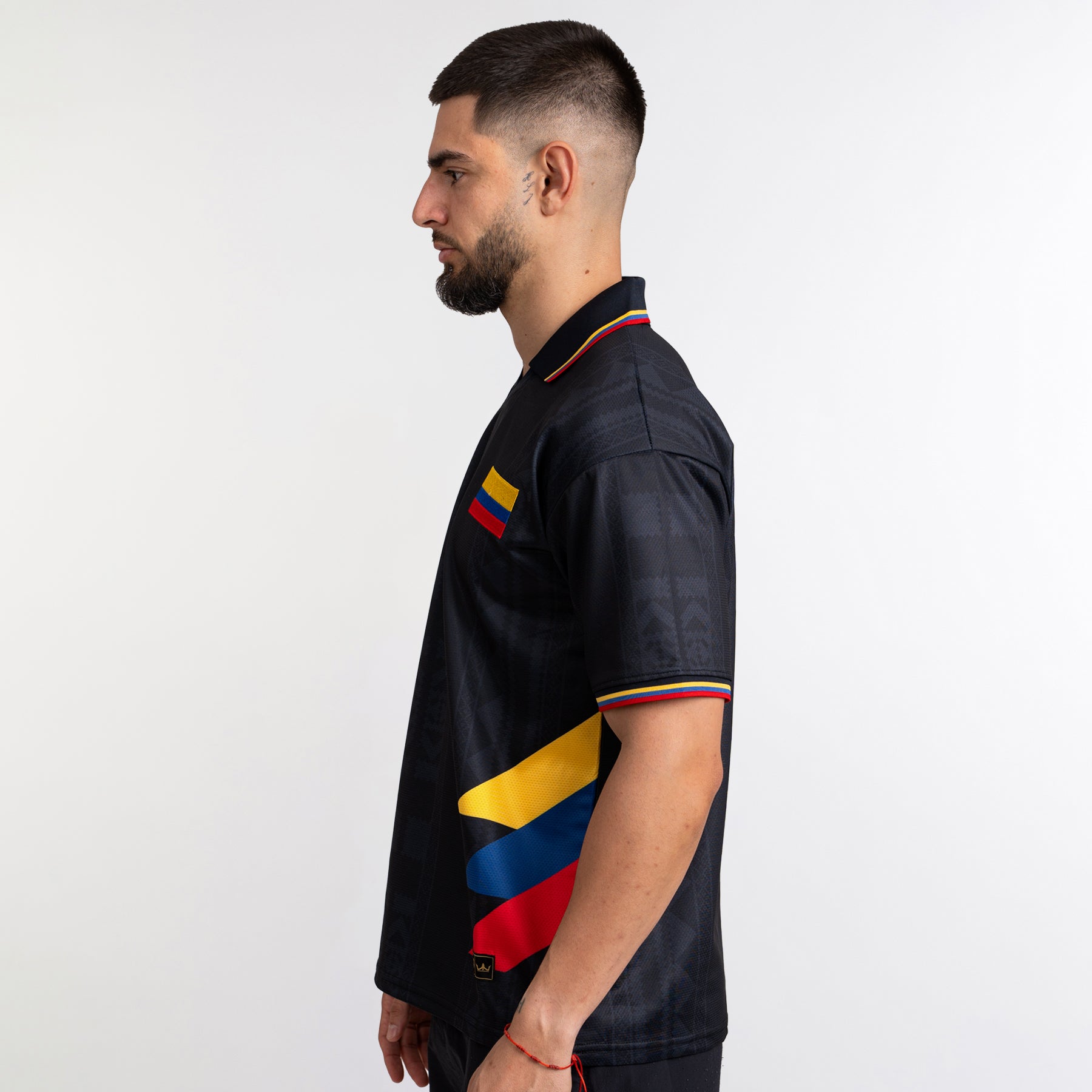 Colombia Heritage Retro Custom Black Football Jersey World Shirt Soccer Colombian
