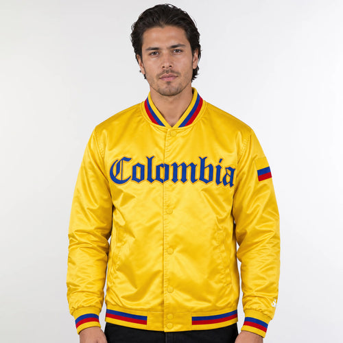 Colombia Heritage Satin Bomber Jacket