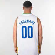 Colombia Heritage Custom Basketball White Jersey Model Back
