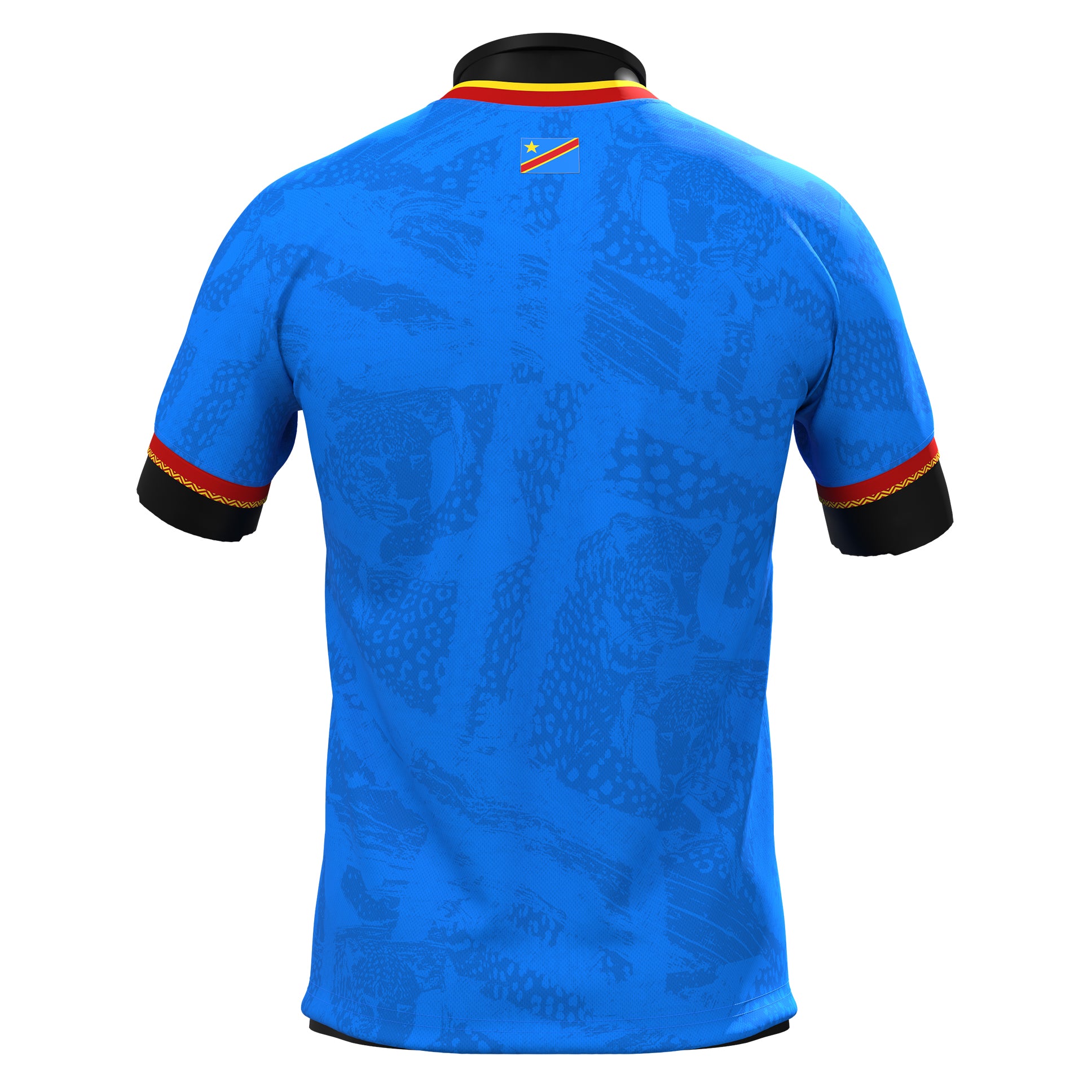 DR Congo Heritage Custom Football Jersey World Shirt Democratic Republic of Congo Back