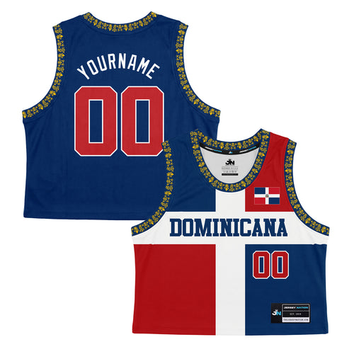 Dominican Republic Heritage Cropped Basketball Jersey
