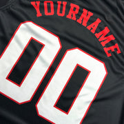 Dominican Republic Black Custom Basketball Jersey