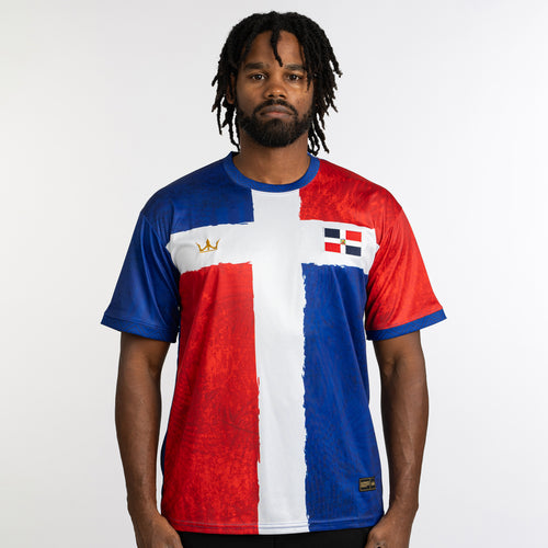 Dominican Republic Heritage Custom Football Jersey