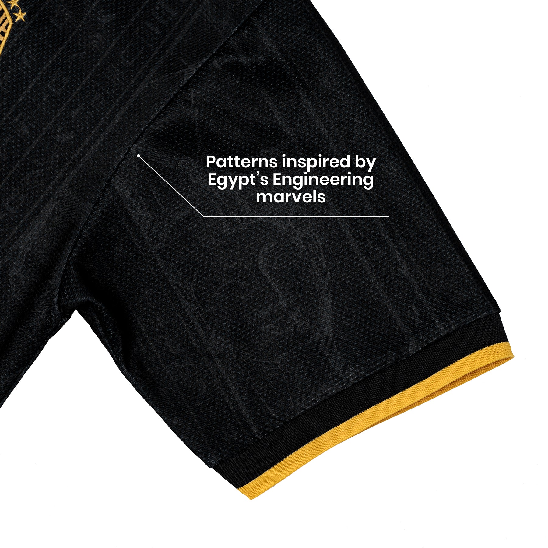 Egypt Heritage Retro Custom Football Jersey Closeup Sleeves World Shirt Egyptian