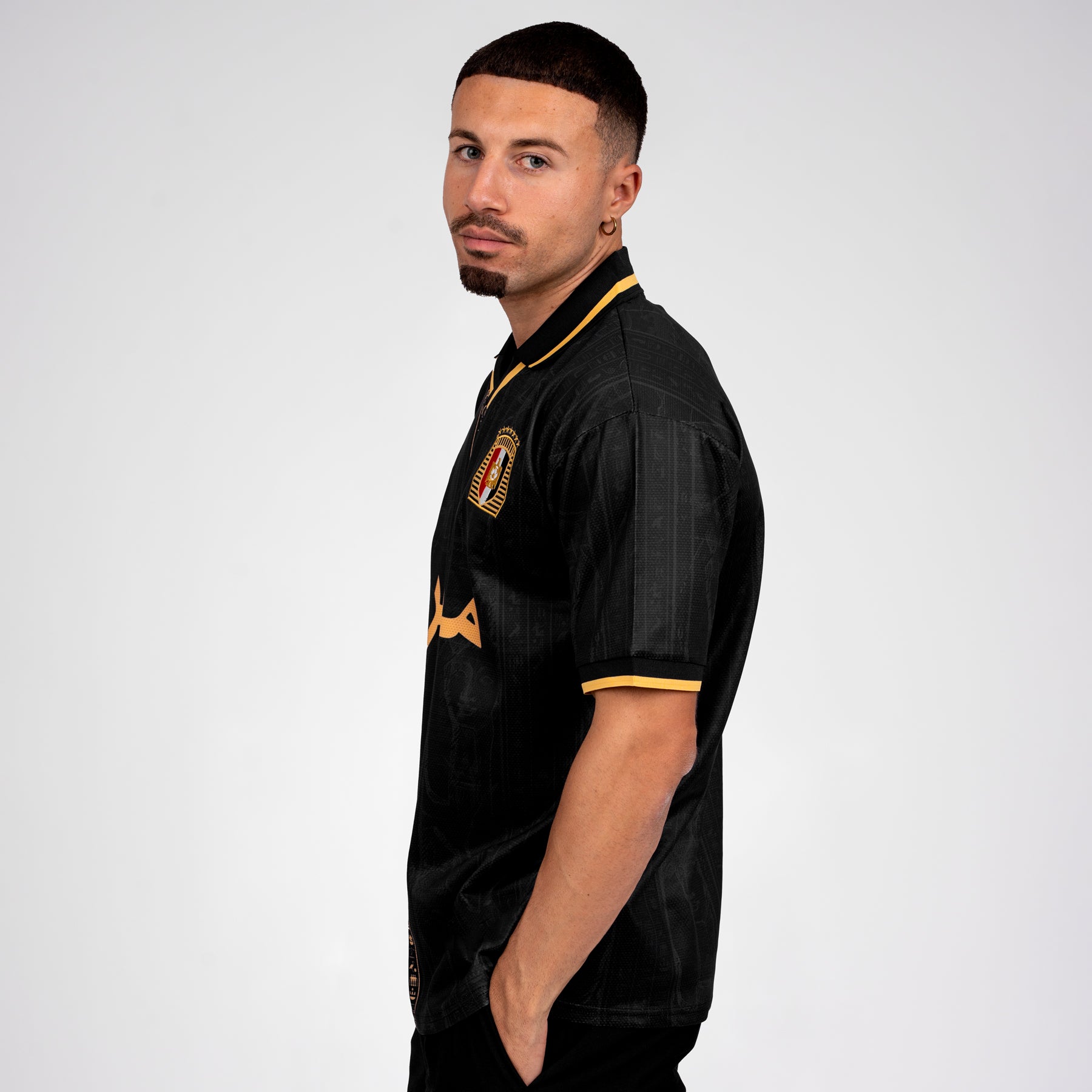 Egypt Heritage Retro Custom Football Jersey World Shirt Sleeves