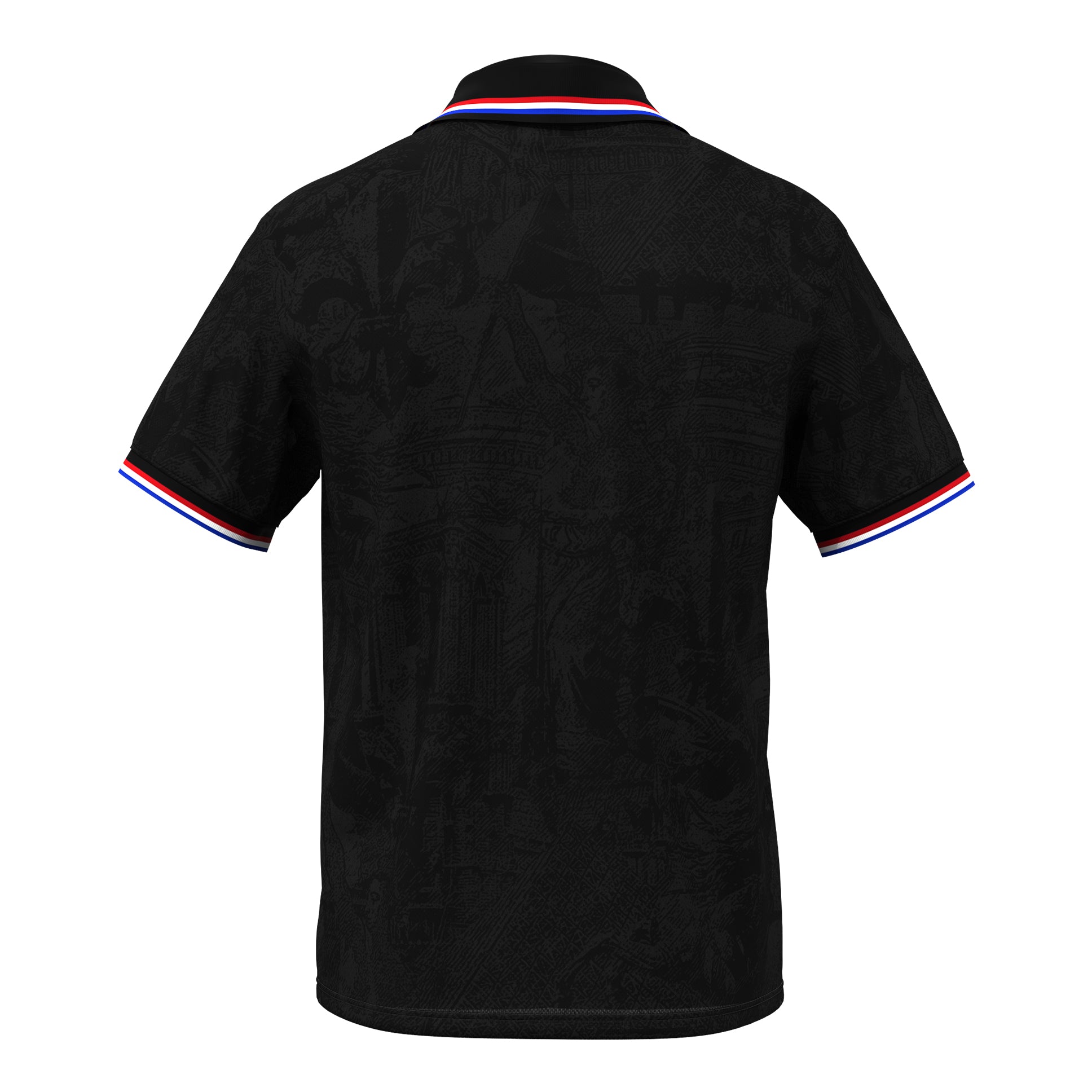 France Heritage Retro Custom Football Jersey Soccer World Black Shirt