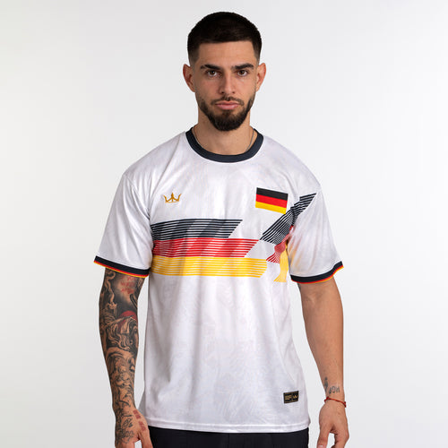 Germany Heritage Custom Football White Jersey Soccer Shirt World German