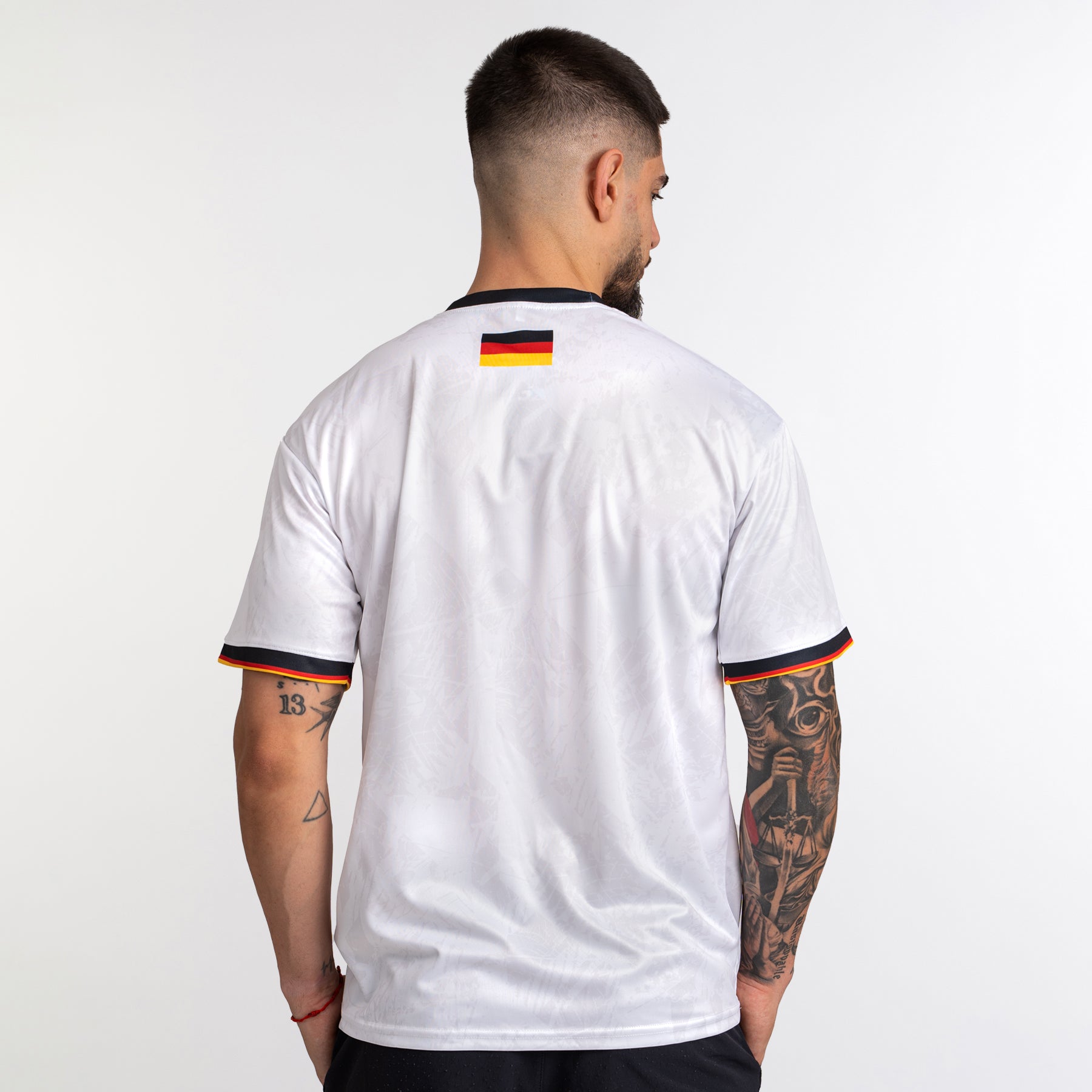 Germany Heritage Custom Football White Jersey Soccer Shirt World German