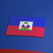 Haiti Custom Heritage Football Jersey Closeup