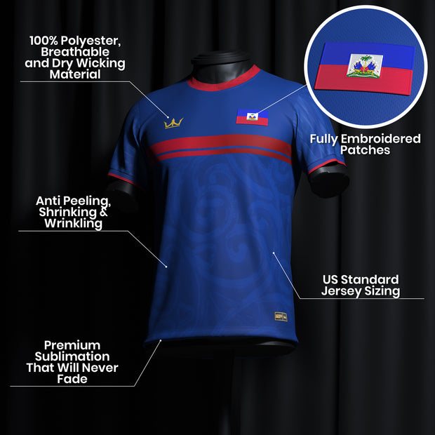 Haiti Custom Heritage Football Jersey Details