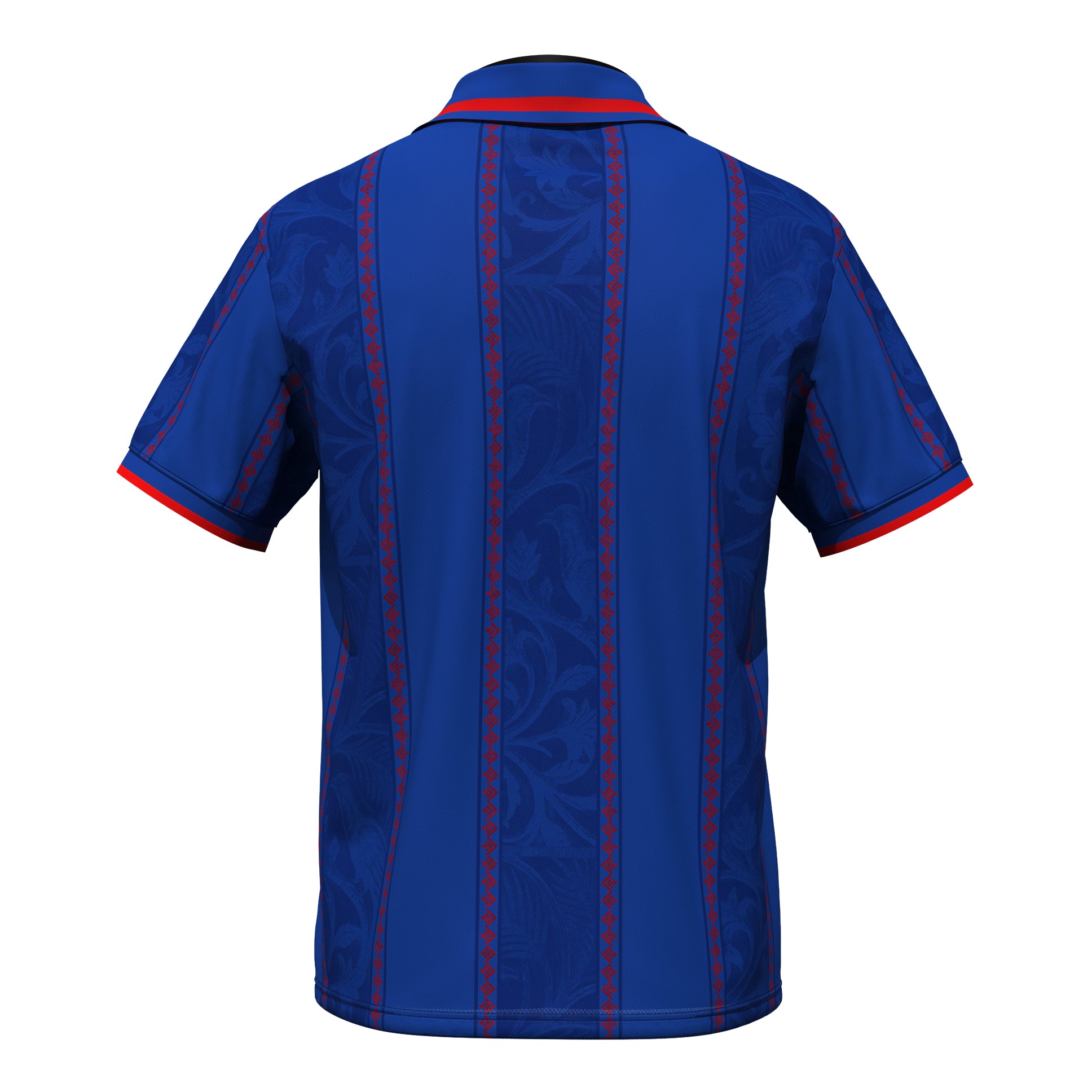 Haiti Heritage Retro Custom Football Jersey Back