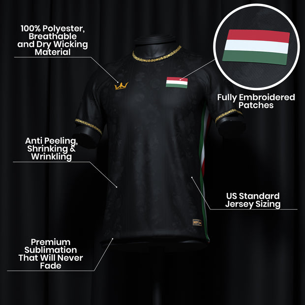 Hungary Heritage Custom Football Jersey Details