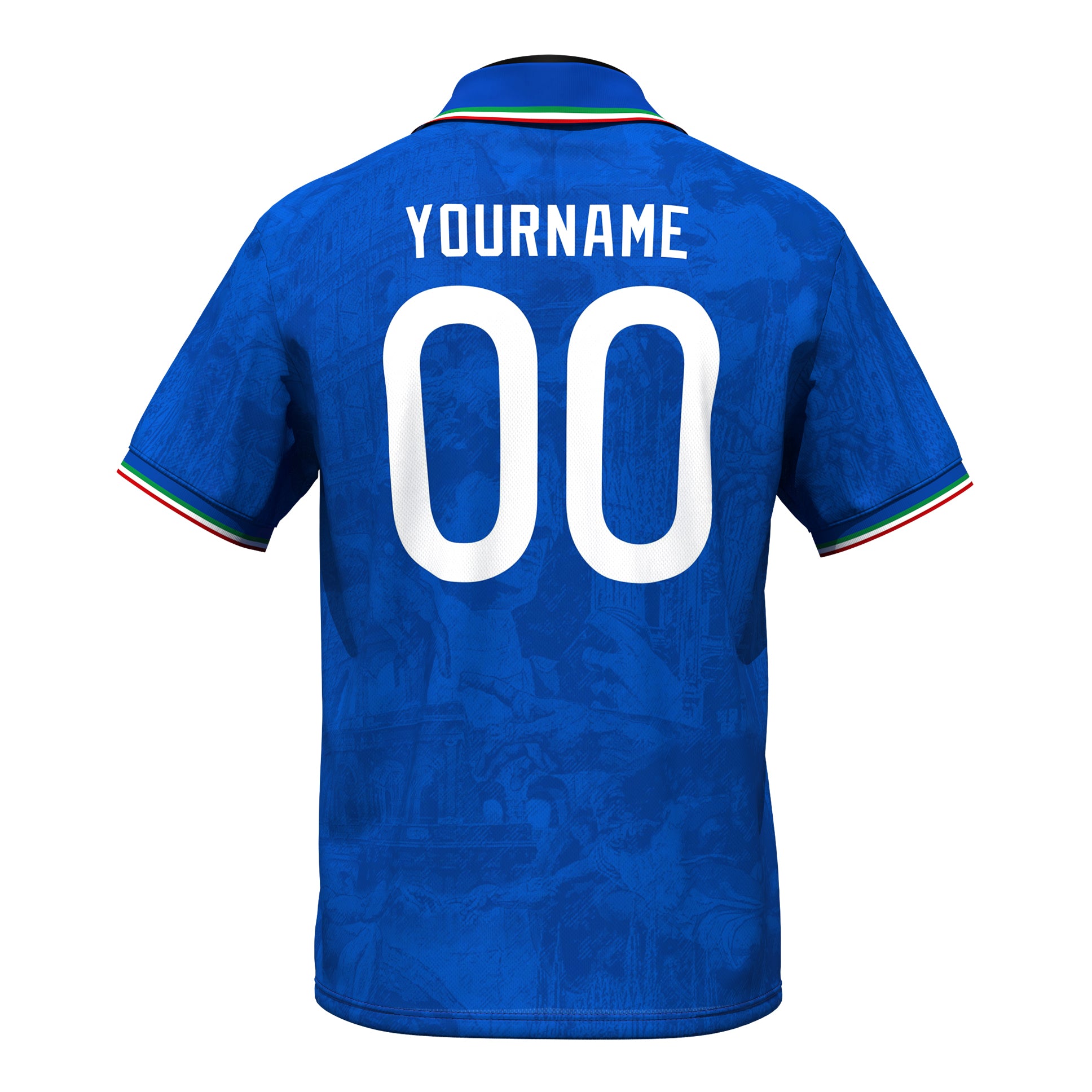 Italy Heritage Retro Custom Football Jersey Customized