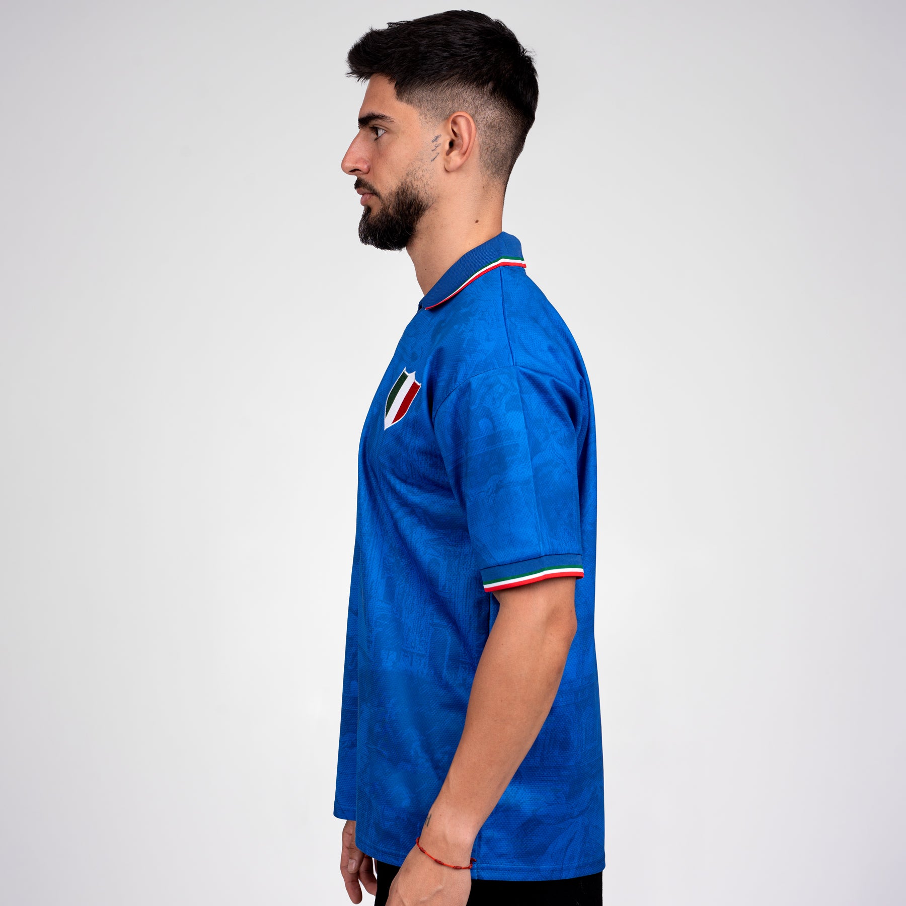 Italy Heritage Retro Custom Football Jersey World Shirt Sleeves