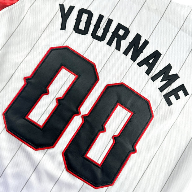 Japan Heritage Custom White Baseball Jersey Embroidered Back Customized