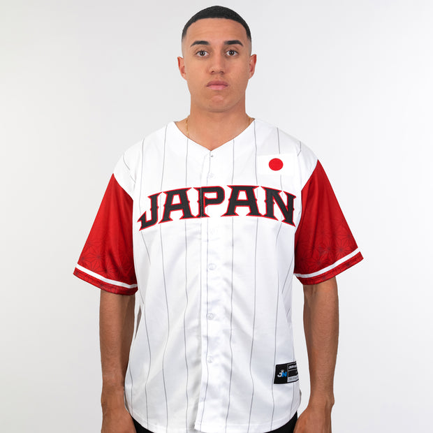 Japan Heritage Custom White Baseball Jersey Model 