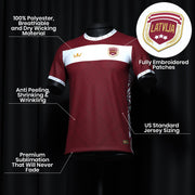 Latvia Custom Football Jersey