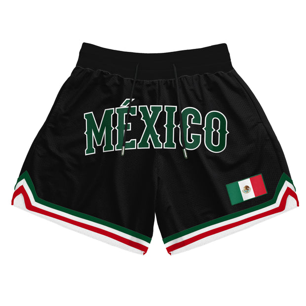 Mexico Black Heritage Basketball Shorts