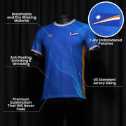 Marshall Islands Heritage Custom Football Jersey