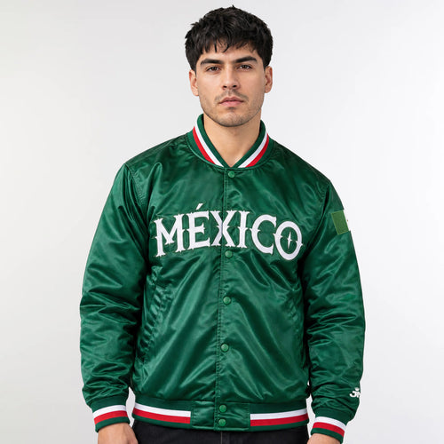 Mexico Heritage Satin Bomber Jacket
