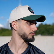 Mexico Heritage Beige Snapback Cap Model Stitched