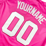 Mexico Heritage Custom Pink Baseball Jersey Embroidered Customized