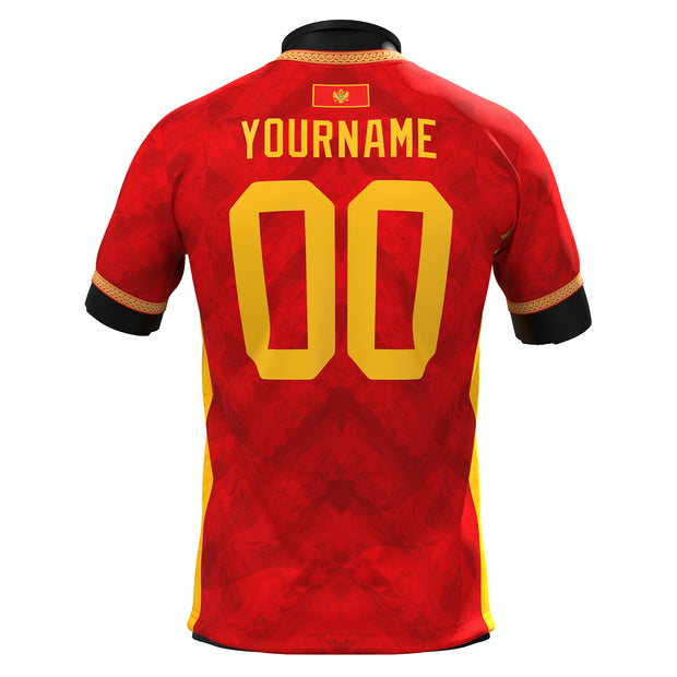 Montenegro Custom Football Jersey