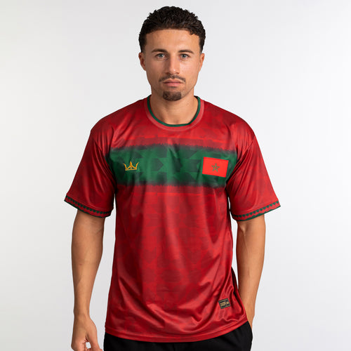 Morocco Heritage Custom Football Jersey Soccer Shirt World Moroccan 