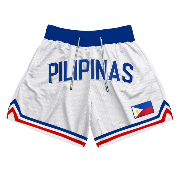 Philippines White Basketball Shorts