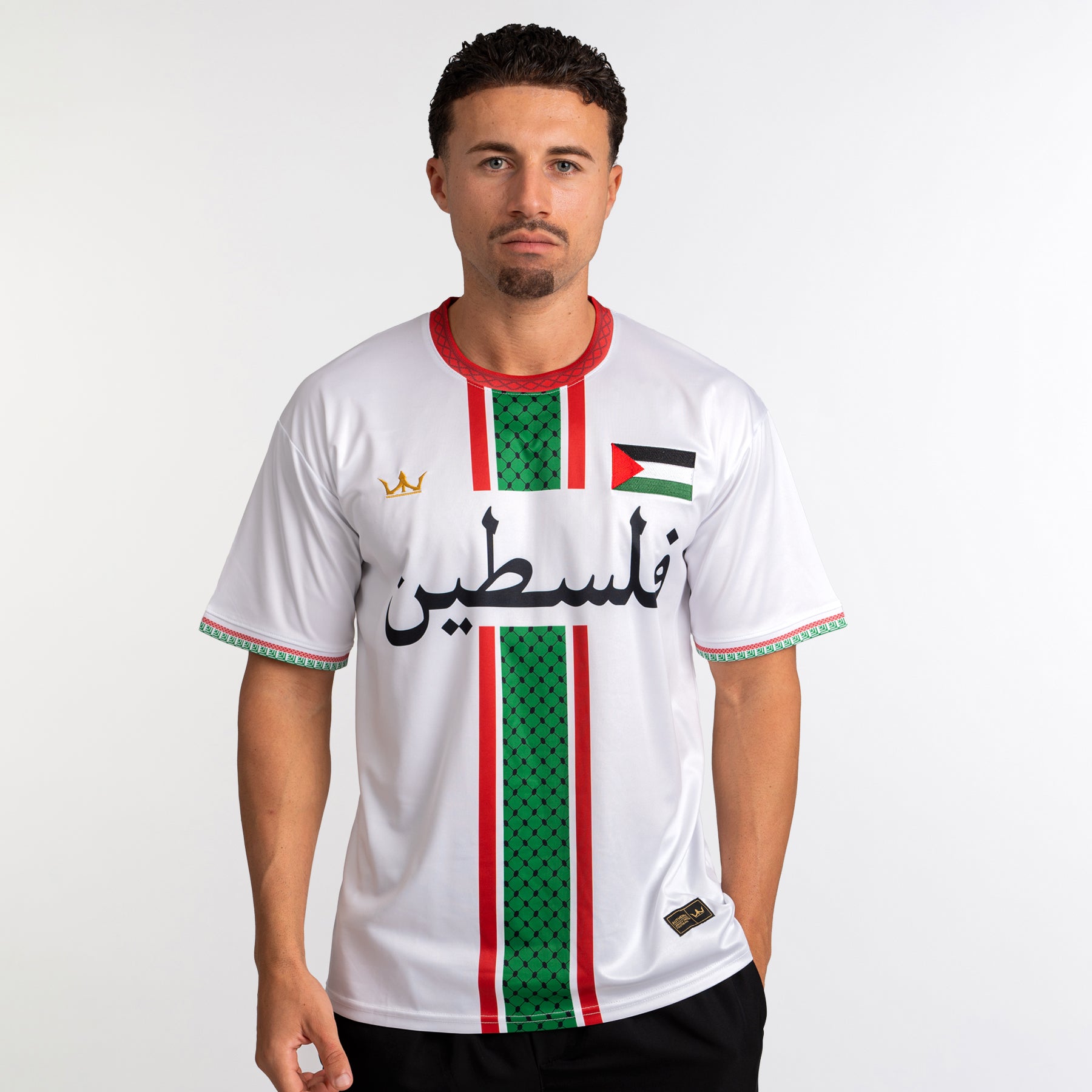 Palestine Heritage Custom Football White Jersey Soccer Palestinian Shirt