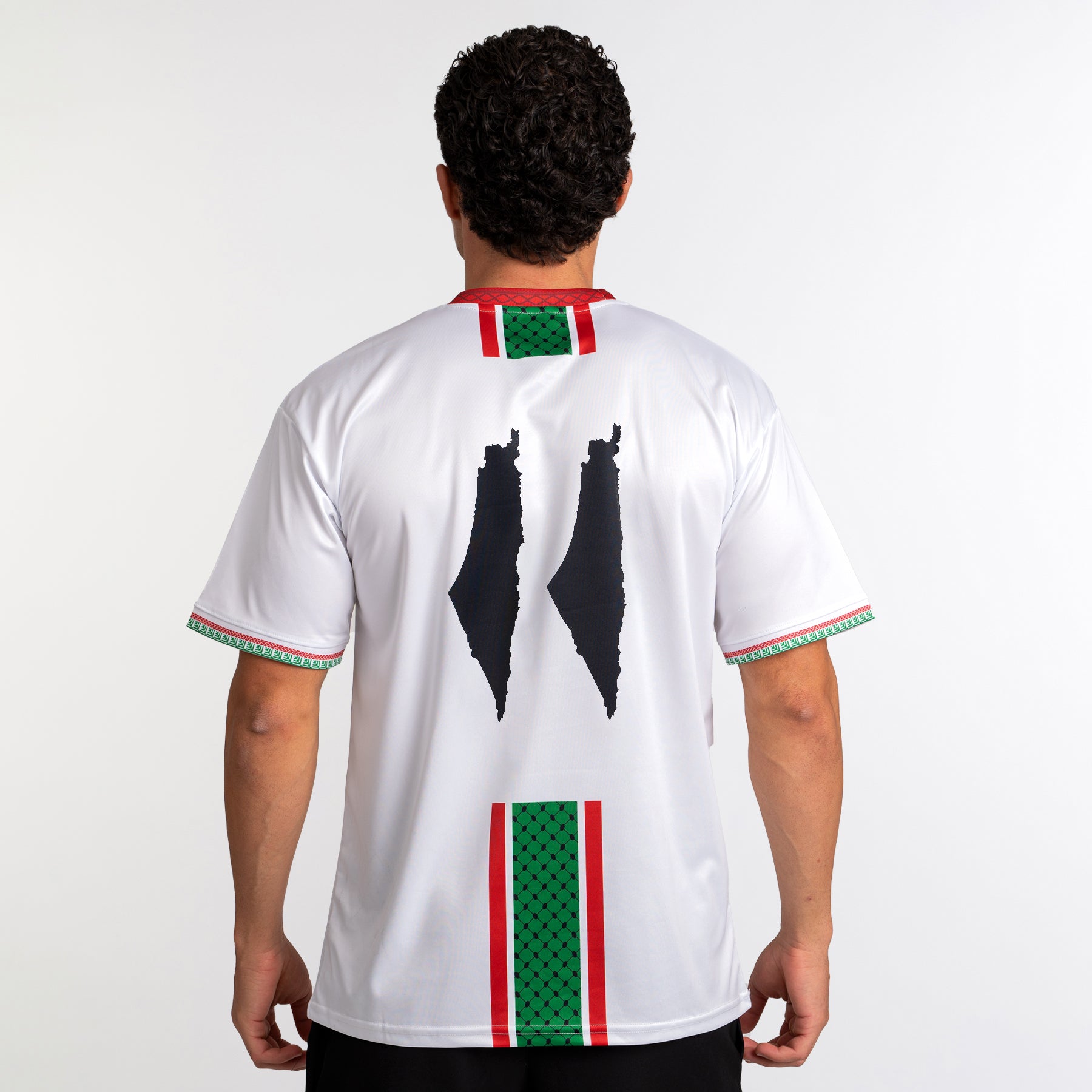 Palestine Heritage Custom Football White Jersey Soccer Palestinian Shirt
