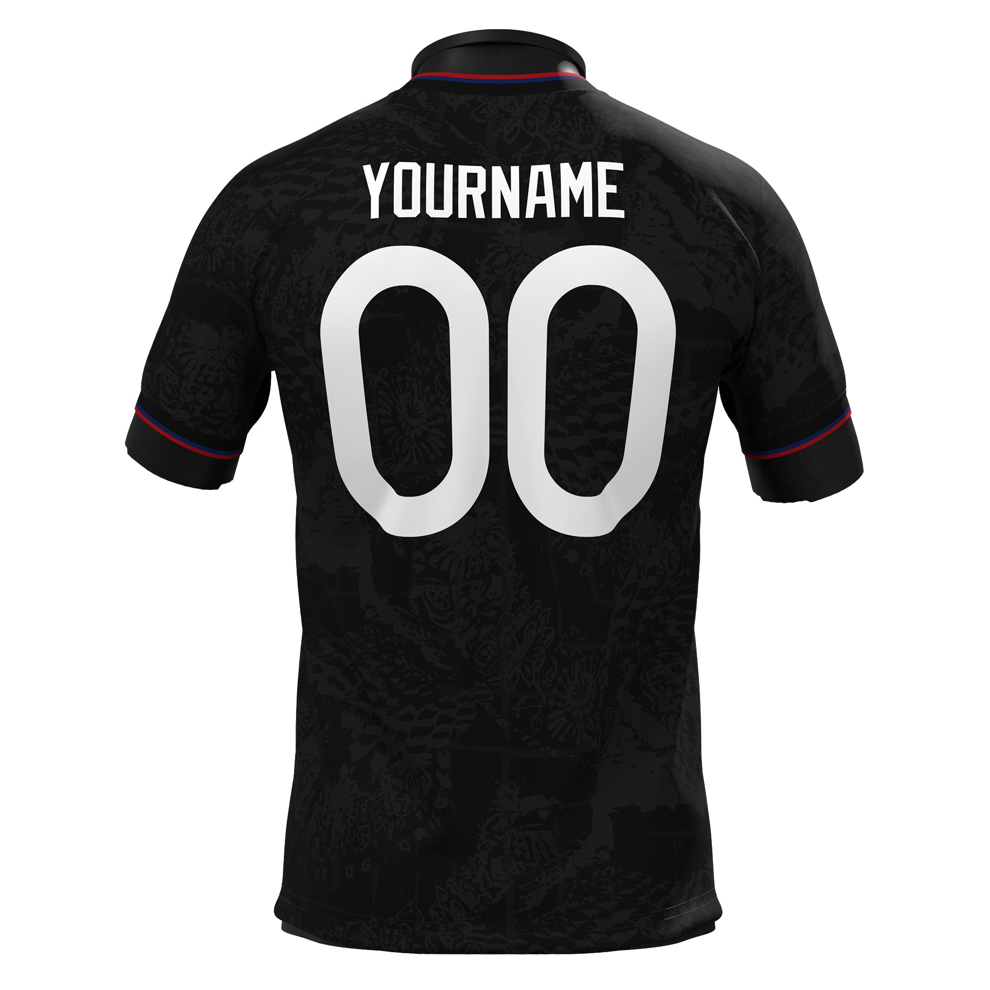 Panama Heritage Custom Football Jersey Black Customized