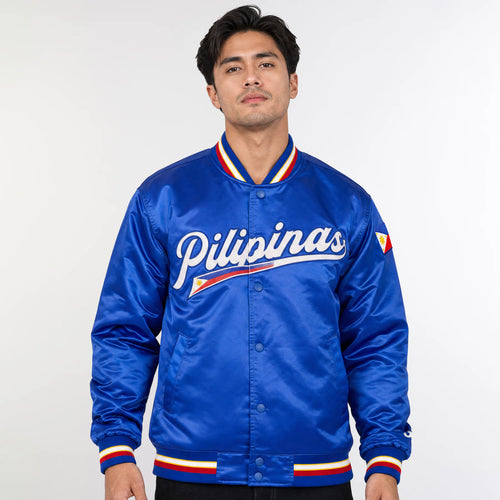 Philippines Heritage Satin Bomber Jacket