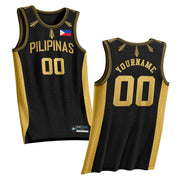 Philippines Black 'Luzviminda' Heritage Custom Basketball Jersey