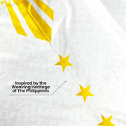 Philippines Heritage Custom Basketball White Jersey Closeup Sides