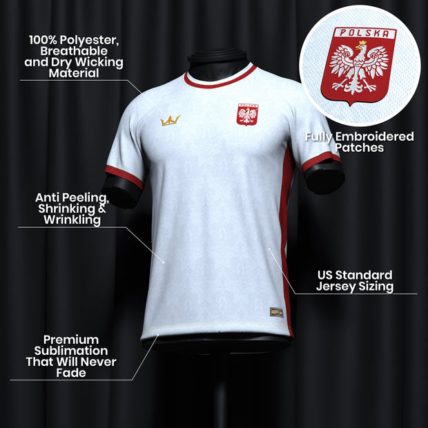 Poland Custom Football Jersey