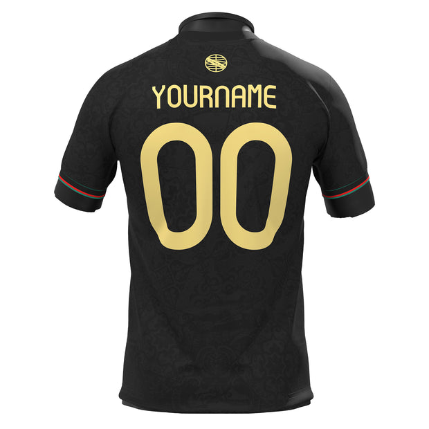 Portugal Custom Black Football Jersey