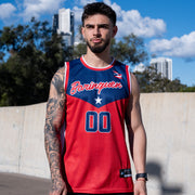 Puerto Rico Borinquen Heritage Custom Basketball Jersey Navy Blue