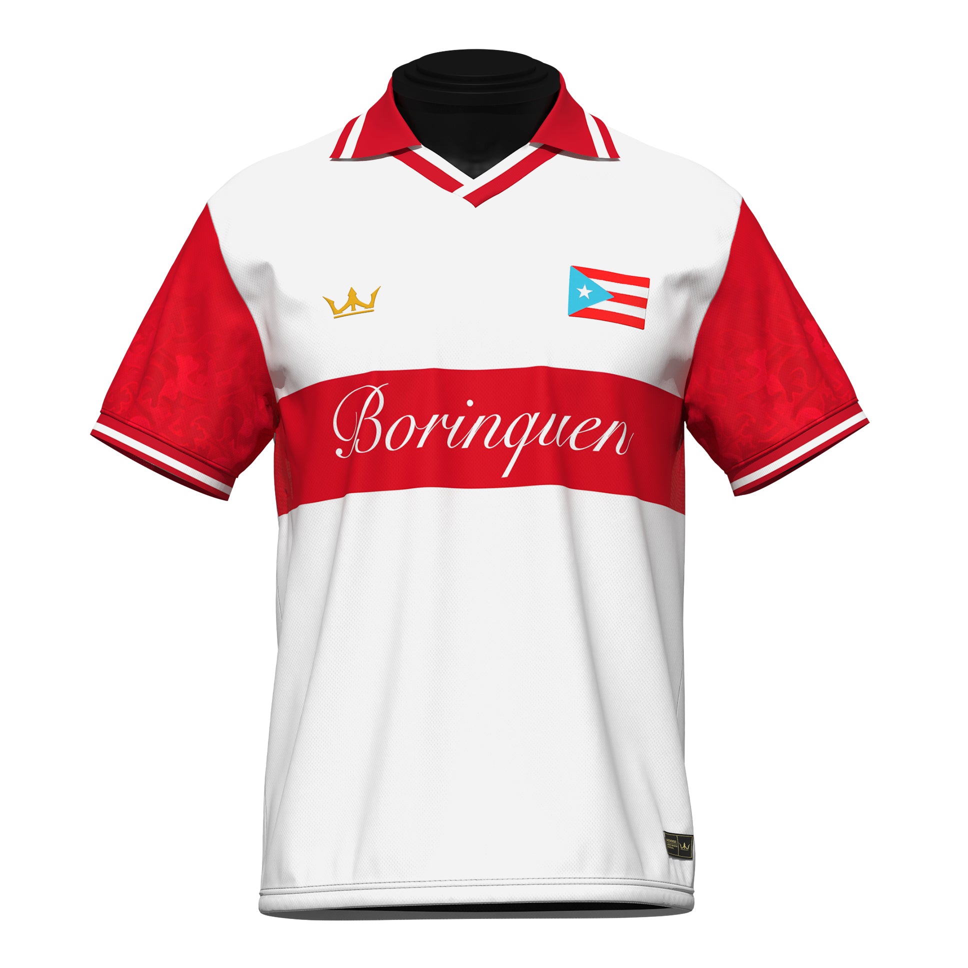 Puerto Rico Heritage Retro Custom White Football Jersey