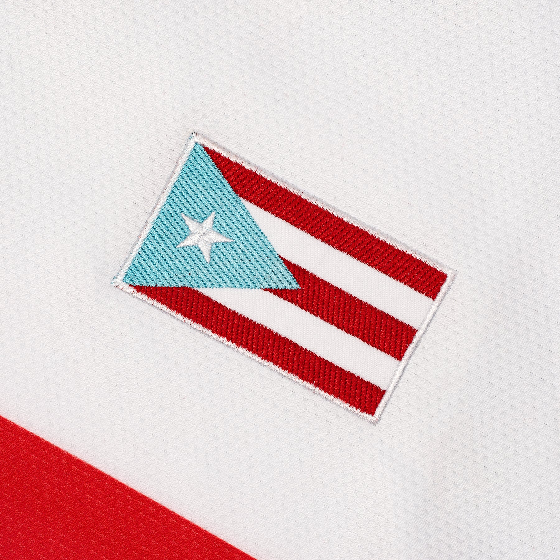 Puerto Rico Heritage Retro Custom White Football Jersey Sleeves World Shirt