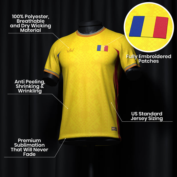 Romania Custom Football Jersey